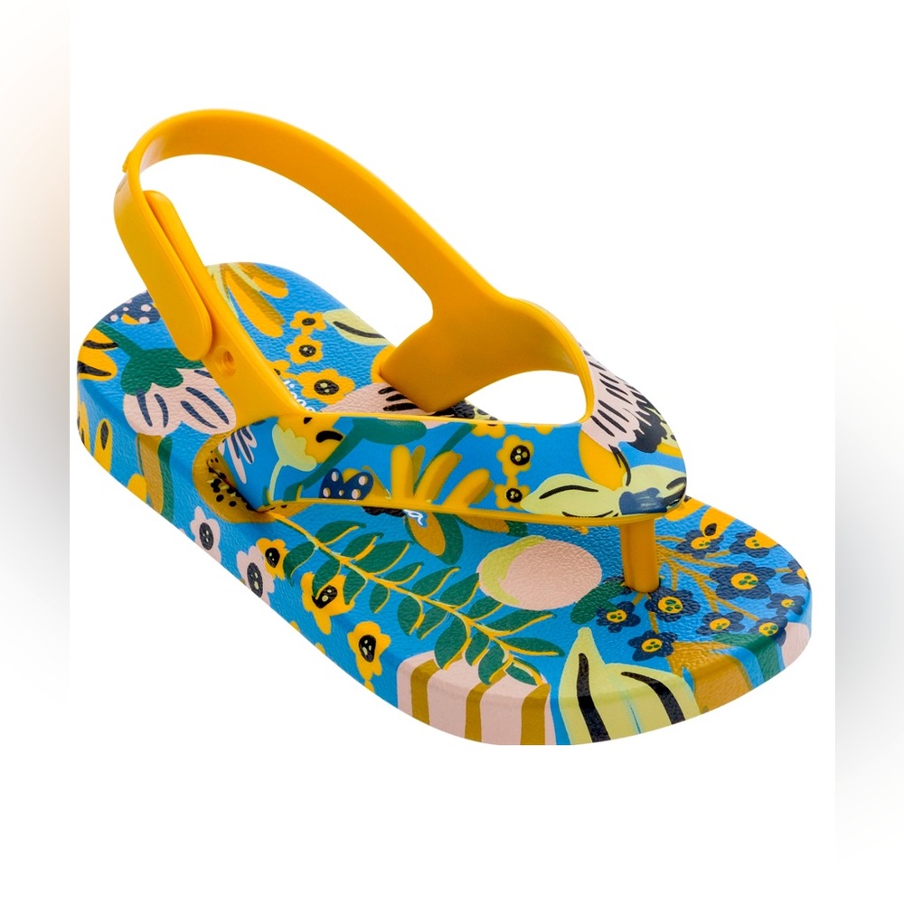 ❌SOLD ❌ 
Mini Melissa Impanema Sandal - Yellow/Blue